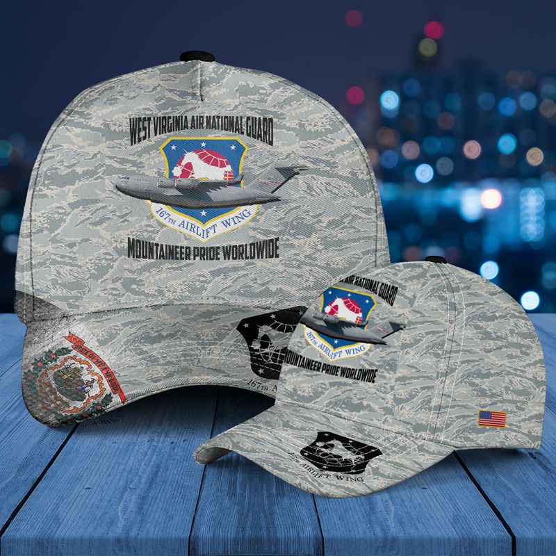 West Virginia Air National Guard 167th Airlift Wing Boeing C-17 Globemaster Iii Baseball Cap