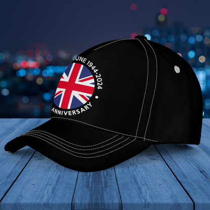 80th Anniversary Of D-day Union Uk Flag Roundel Baseball Cap