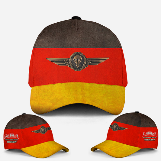 German Military Parachutist Badge (german Airborne Wings) Baseball Cap
