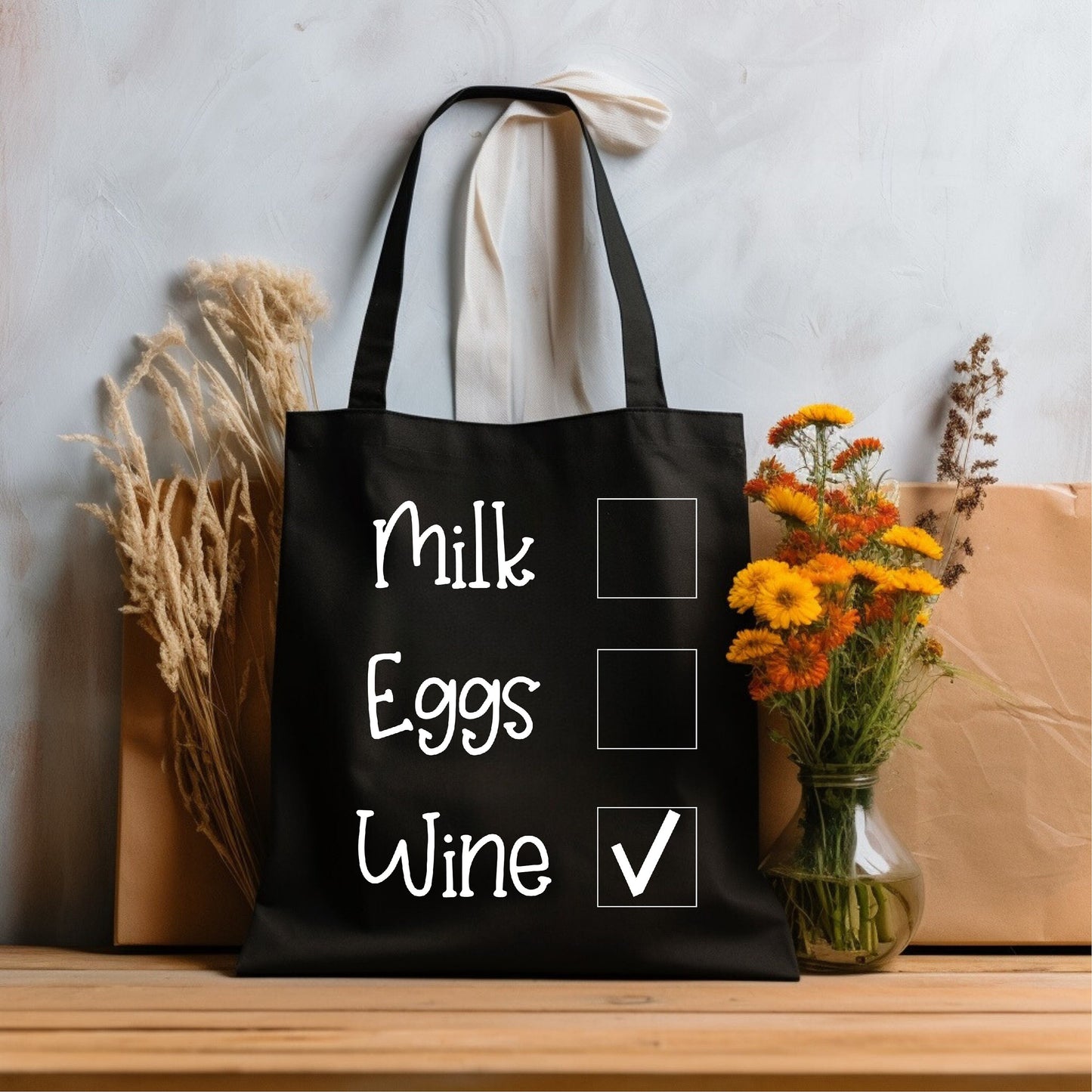 Wine Tote Bag, Funny Tote Bag, Gift Tote, Grocery Tote Bag, Casual Canvas Tote Bag, Women Shoulder Bag, Cute Tote Bag